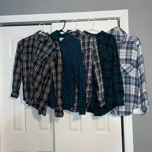 Bundle of flannel shirts- 5